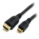 StarTech.com HDACMM50CM ハイスピードHDMI-ミニHDMI変換ケーブル50cm/HDMIオス-MiniHDMIオス/HDMIタイプA-HDMIタイプC/イーサネット対応