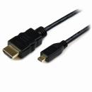 StarTech.com HDADMM3M 3mイーサネット対応ハイスピードHDMI-HDMIMicro変換ケーブルHDMI(タイプA)-HDMIマイクロ(タイプD)オス/オス
