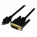 StarTech.com HDDDVIMM2M MicroHDMI-DVI-D変換ケーブル2mマイクロHDMI(19ピン)オス-DVI-D(19ピン)オス1920x1200