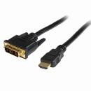 StarTech.com HDDVIMM1M 1mHDMI-DVI-D変換ケーブルHDMI(19ピン)-DVI-D(19ピン)オス/オス
