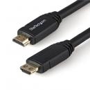 StarTech.com HDMM3MLP プレミアムハイスピードHDMI2.0ケーブル/3m/コネクタ抜け防止機構/4K60Hz/Premium認証/イーサネット対応/HDR10/18Gbps/オス-オス/ブラック