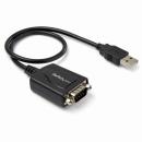 StarTech.com ICUSB2321X プロ仕様USB-RS232Cシリアル変換ケーブル1xUSBAオス-1xDB-9(D-Sub9ピン)オスシリアルコンバータ/変換アダプタCOMポート番号保持機能