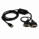 StarTech.com ICUSB2322F 2ポート増設USB2.0-RS232Cシリアル変換ケーブルFTDIチップセット使用COMポート番号保持機能