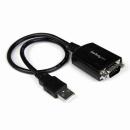 StarTech.com ICUSB232PRO 30cmUSB-RS232Cシリアル変換ケーブル1xUSBAオス-1xDB-9(D-Sub9ピン)オスシリアルコンバータ/変換アダプタCOMポート番号保持機能