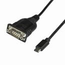 StarTech.com ICUSB232PROC USB-C-シリアル(RS232C)変換アダプタケーブルCOMポート番号保持機能USB2.0/1.1準拠USBType-C(オス)-D-Sub9ピン(オス)