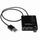 StarTech.com ICUSBAUDIO2D USB接続外付けサウンドカードUSB-DACヘッドホンアンプ/USB-光デジタルオーディオ変換アダプタ