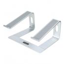 StarTech.com LAPTOP-STAND-SILVER ノートパソコンスタンド(耐荷重5kg)/人間工学設計/アルミニウムシルバー/キーボード収納/MacbookAir/Pro、DellXPS、Surface、LenovoPCなどに最適