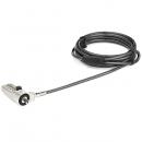 StarTech.com LTLOCKNBL パソコン盗難防止セキュリティワイヤーNobelWedgeスロット対応4桁ダイヤルロック2mスチールケーブル