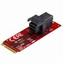 StarTech.com M2E4SFF8643 U.2(SFF-8643)-M.2PCIExpress3.0x4ホストアダプタカード2.5インチU.2NVMeSSD対応