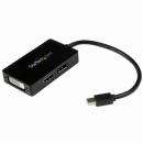 StarTech.com MDP2DPDVHD スリーインワンMiniDisplayPort-DisplayPort/DVI/HDMI変換アダプタ