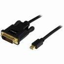 StarTech.com MDP2DVIMM10B 3mMiniDisplayPort-DVI変換アダプタケーブルMiniDP/ミニディスプレイポート(オス)-DVI-D(オス)1920x1200ブラック