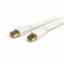 StarTech.com MDPMM3MW MiniDisplayPort(ミニディスプレイポート)ケーブル3mホワイトMiniDP(オス)-MiniDP(オス)