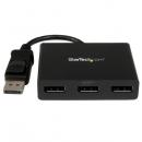 StarTech.com MSTDP123DP 3ポートMSTハブDisplayPort-3xDisplayPortマルチモニタースプリッタ4K対応ディスプレイポート(オス)-3ポートディスプレイポート(メス)Windowsのみ対応