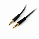 StarTech.com MU15MMS スリム3.5mmステレオミニプラグオーディオケーブル4.6mオス/オス