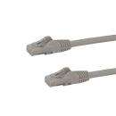 StarTech.com N6PATC150CMGR カテゴリー6LANケーブル1.5mツメ折れ防止RJ45コネクタグレーCAT6ギガビットイーサネットケーブル24AWG