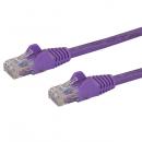 StarTech.com N6PATC1MPL 1mカテゴリー6LANケーブルパープルRJ45モールディングコネクタ(ツメ折れ防止カバー付き)ギガビットイーサネット対応Cat6UTPケーブル