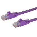 StarTech.com N6PATC7MPL 7mカテゴリー6LANケーブルパープルRJ45モールディングコネクタ(ツメ折れ防止カバー付き)ギガビットイーサネット対応Cat6UTPケーブル