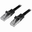 StarTech.com N6SPAT3MBK カテゴリ6LANケーブル3mブラックツメ折れ防止RJ45コネクタS/FTP(2重シールドツイストペア)ケーブル