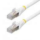 StarTech.com NLWH-150-CAT6A-PATCH カテゴリー6ALANケーブル/1.5m/ホワイト/LSZH(低煙ゼロハロゲン)/10GbE500MHz/100WPoE++/S/FTP/ETL認証済/ツメ折れ防止機構付