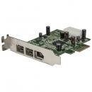 StarTech.com PEX1394B3LP ロープロファイル対応IEEE1394a1ポート/1394b2ポート増設PCIExpressカード9ピンFireWire800x2/6ピンFireWire400x1対応内部電源コネクタ搭載