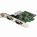 StarTech.com PEX2S1050 RS232C2ポート増設PCIExpressカードデュアルシリアルポート拡張用PCIe接続ボード16C1050UART内蔵ロープロファイルにも対応