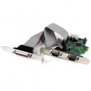 StarTech.com PEX2S5531P RS232Cシリアル2ポート/IEEE1284パラレル1ポート増設PCIExpressインターフェースカード(16550UART対応)2xDB9オス/1xDB25メス