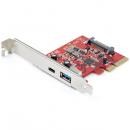 StarTech.com PEXUSB311AC3 2ポート10GbpsUSB-A/USB-C増設PCIExpressカード1xUSBType-C/1xUSBType-AUSB3.1Gen2(USB3.2Gen2x1)準拠PCIe拡張カードWindows/macOS/Linux対応