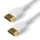 StarTech.com RHDMM2MPW プレミアムハイスピードHDMIケーブル2mホワイトPremiumHDMIcable規格認証HDMI2.0準拠イーサネット対応4K/60Hz
