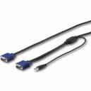 StarTech.com RKCONSUV6 パソコン自動切替器専用KVMケーブル1.8mStarTech.comラックマウント対応KVMコンソールドロワー用VGA/USB接続CPU切替器ケーブル