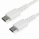 StarTech.com RUSB2CC1MW 1mUSBType-CケーブルホワイトUSB2.0準拠データ&充電ケーブル