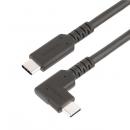 StarTech.com RUSB31CC1MBR USB-Cケーブル/L型コネクター/高耐久/1m/USB3.2Gen2(10Gbps)/4K60HzDPAltモード/100WUSBPowerDelivery