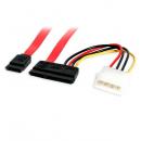 StarTech.com SATA18POW 45cmSATA電源+データコンボケーブル