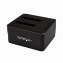 StarTech.com SDOCK2U33V クレードル式SATA3.0対応HDD/SSDドッキングステーション2x2.5/3.5インチドライブ対応USB3.0接続
