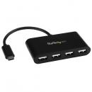 StarTech.com ST4200MINIC 4ポートUSB-CハブUSB-C-4xUSB-AUSB2.0準拠
