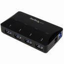 StarTech.com ST53004U1C 4ポートUSB3.0ハブ2.4A(アンペア)急速充電専用ポートx1搭載USBバッテリ充電(BC)仕様1.2準拠