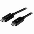 StarTech.com TBLT3MM2M 2mThunderbolt3(20Gbps)USB-Cケーブルサンダーボルト/USB/DisplayPortに対応