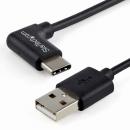 StarTech.com USB2AC1MR USB-C-USB-A変換ケーブルUSB2.0準拠L型Type-C(オス)-A(オス)1m