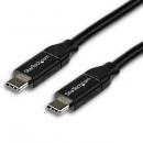 StarTech.com USB2C5C2M USB2.0Type-Cケーブル2m給電充電対応(最大5A)USB-C/オス-USB-C/オスUSB2.0規格準拠USB-IF認証済み