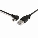 StarTech.com USB2HABM3LA 91cmミニUSB変換ケーブルminiUSB左向きL型ケーブルUSBA端子オス-USBmini-B端子オス