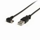 StarTech.com USB2HABM6RA 1.8mミニUSB変換ケーブルminiUSB右向きL型ケーブルUSBA端子オス-USBmini-B端子オス