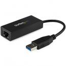 StarTech.com USB31000S USB3.0-GigabitEthernetLANアダプタ(ブラック)10/100/1000MbpsNICネットワークアダプタUSBSuperSpeed(オス)-RJ45(メス)有線LANアダプタ