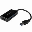 StarTech.com USB31000S2H USB3.0-ギガビットイーサネット有線LANアダプタUSBハブ(2ポート)内蔵10/100/1000Mbps対応NICネイティブドライバ対応(Windows、Mac、ChromeOS)