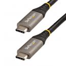 StarTech.com USB315CCV2M 2mUSB-C-USB-Cケーブル/USBタイプCケーブル/USB3.1(3.2Gen1)5GbpsTypeC-TypeCケーブル/100W(5A)PowerDelivery&DPAltモード/USB-Cコード/充電・同期