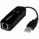 StarTech.com USB56KEMH2 外付けUSB接続アナログモデムUSB対応FAXモデムアナログ回線でインターネット接続56kbpsでデータ通信/14.4kbpsでFAX通信