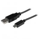 StarTech.com USBAUB1MBK マイクロUSB充電ケーブル1m/USB-A(4ピンオス)-USBMicro-B(5ピンオス)/ケースを外さずに充電できるスリムケーブル/ライフタイム保証