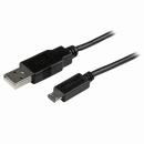 StarTech.com USBAUB3BK 充電/同期用USB-MicroUSBスリムケーブル(91cm)スマートフォン&タブレット対応A-MicroB(オス/オス)マイクロUSB充電ケーブル