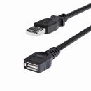 StarTech.com USBEXTAA6BK 1.8mブラックUSB2.0延長ケーブルUSBAオス-USBAメスHighSpeedUSB2.0480Mbps対応USB1.1との下位互換性
