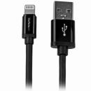 StarTech.com USBLT2MB 2miPhone/iPod/iPad対応AppleLightning-USBケーブルAppleMFi認証取得ライトニング8ピン(オス)-USBA(オス)充電&同期用ケーブルブラック