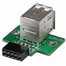 StarTech.com USBMBADAPT2 マザーボードピンヘッダー接続USB2ポート増設変換アダプタ2xUSBA/メス-IDC(10ピン)/メス