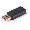 StarTech.com USBSCHAAMF USB充電特化アダプタ/USB-A[メス]-USB-A[オス]/充電のみ対応/USBデータ通信機能カット対応データブロッカーアダプタ
